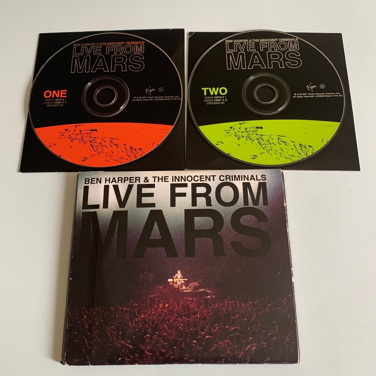 CD - Ben Harper & The Innocent Criminals - Live From Mars - 2001 Occasion