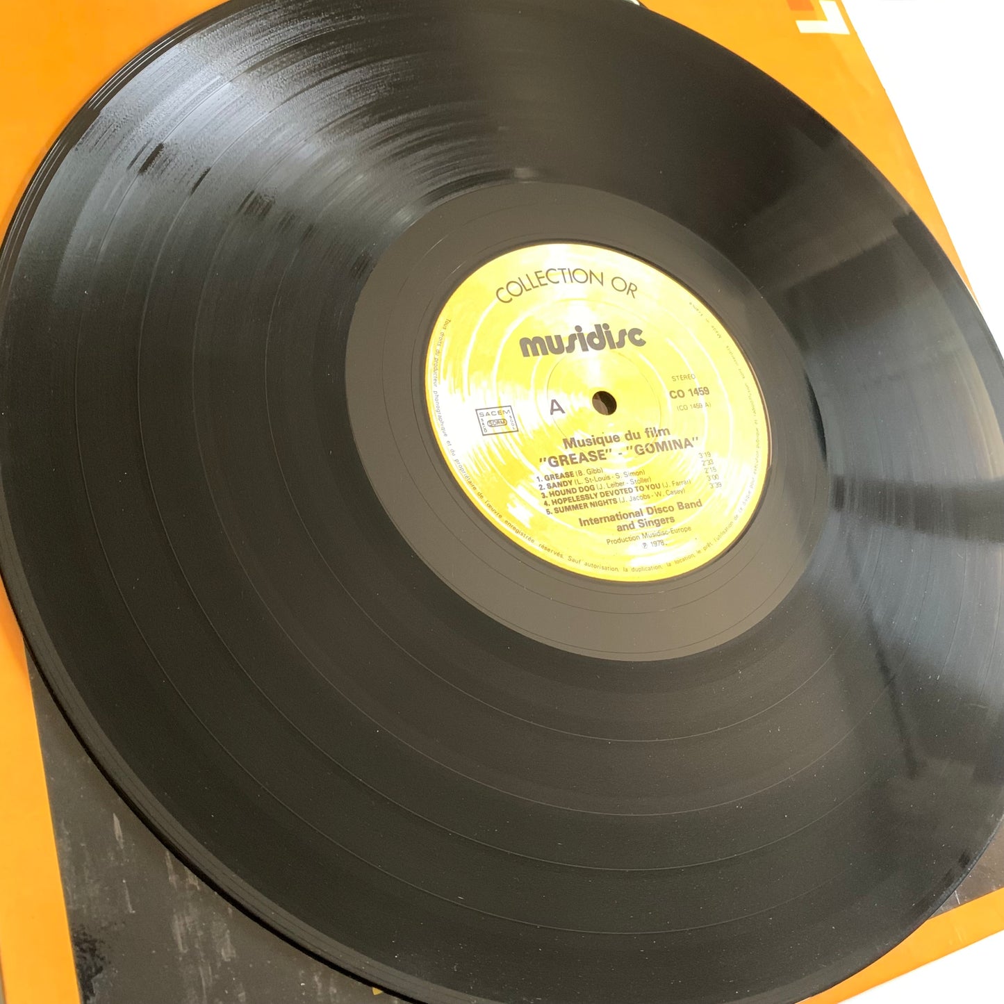 International Discoband & Singers - Grease (Gomina) - LP 1978