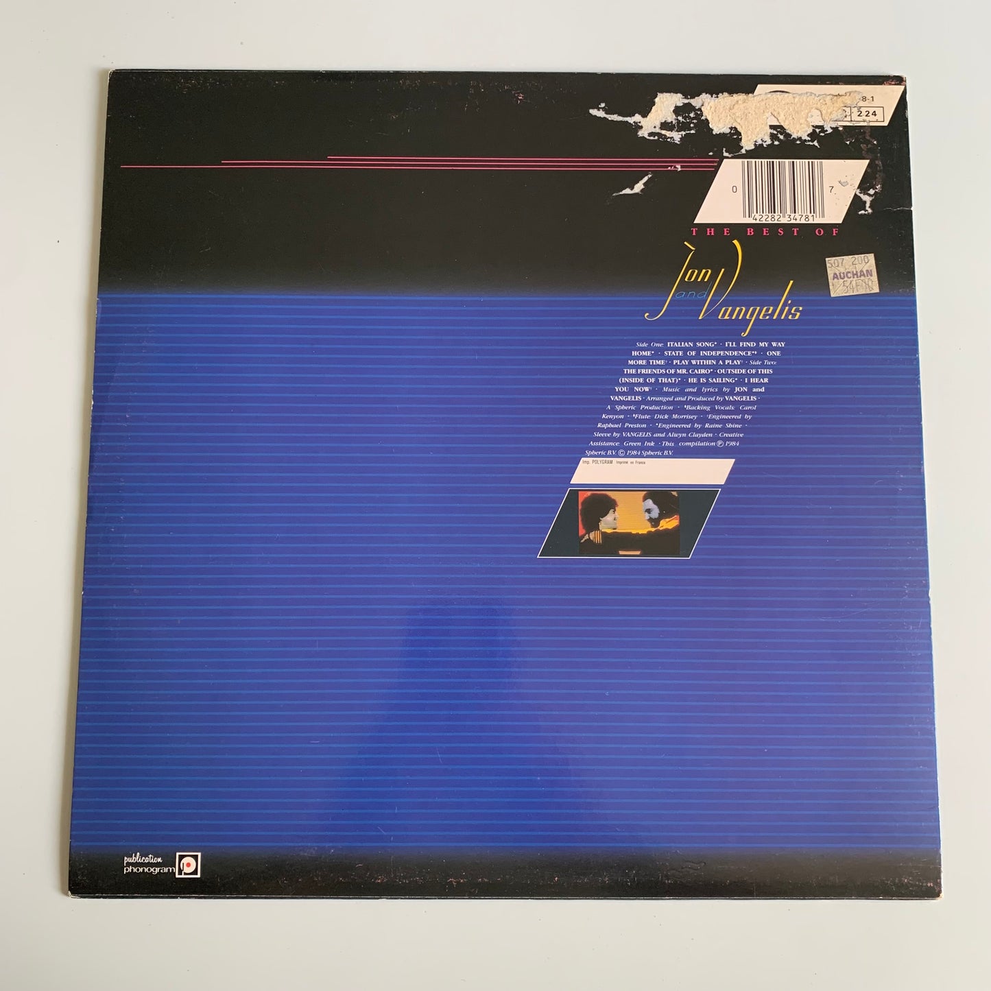 Jon And Vangelis - The Best Of Jon And Vangelis - LP 1984 Occasion