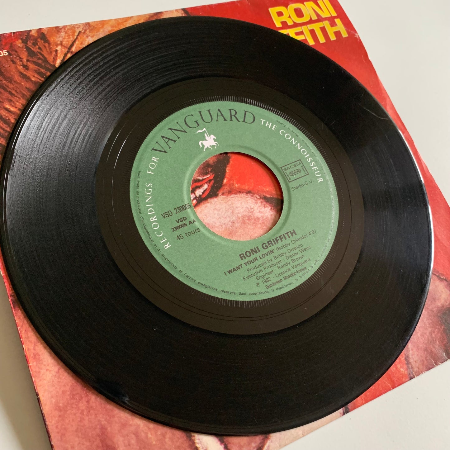 Roni Griffith - Desire - Single 1982