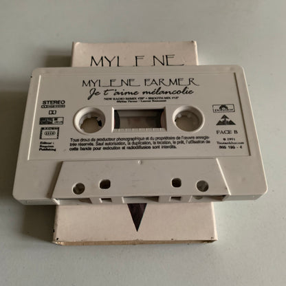 Mylene Farmer - Je T'aime Mélancolie - Single 1991 Occasion