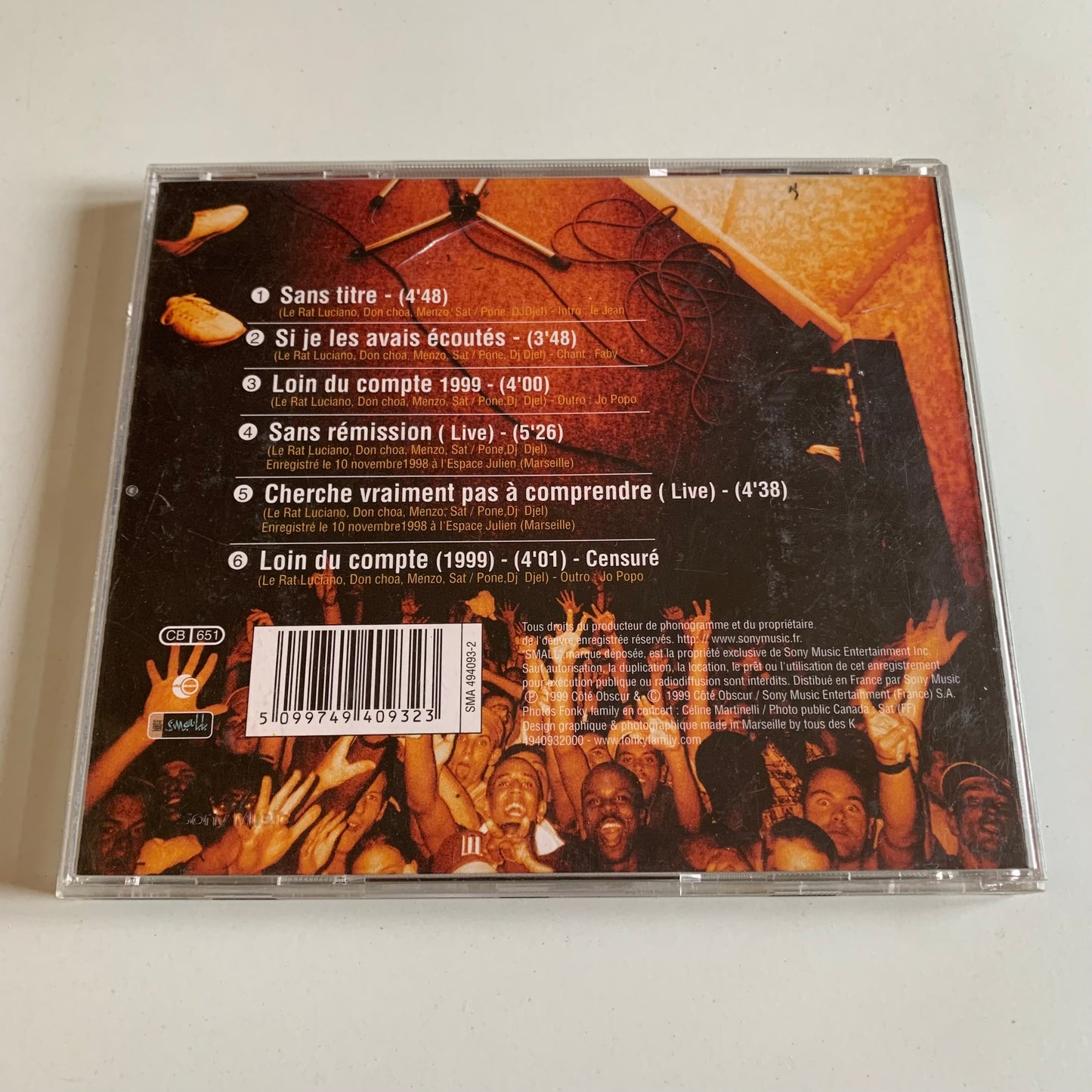 CD - Fonky Family - Hors-Série Volume 1 - 1999 Occasion