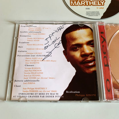 CD Dédicacé - Jean-Philippe Marthely - O Péyi - 1998