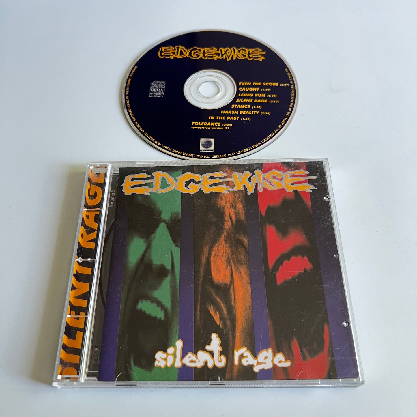 CD - Edgewise - Silent Rage - 1995