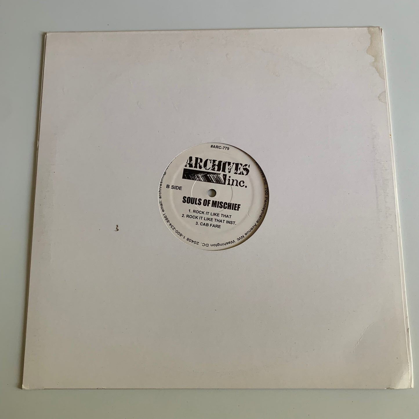 Souls Of Mischief - That's When Ya Lost - 12” 33-1/3 2001 Occasion
