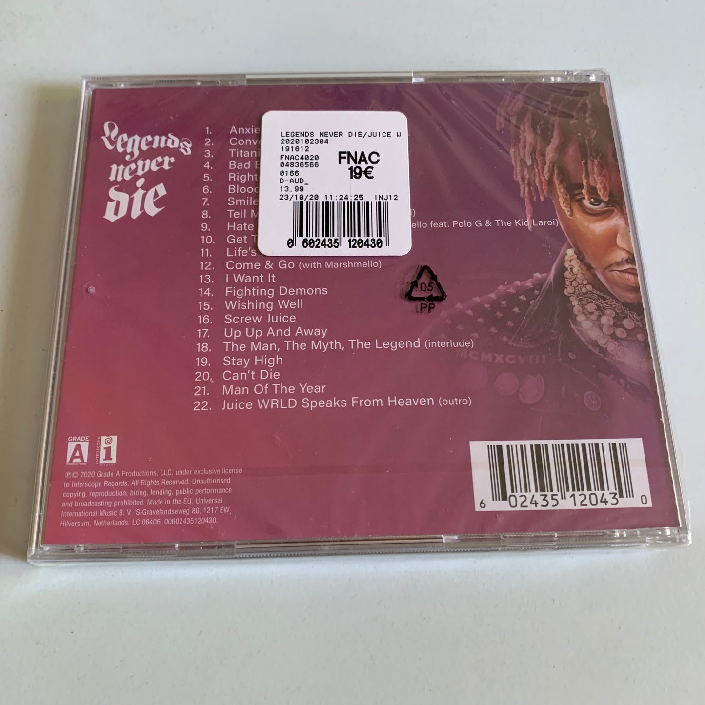 CD - Juice WRLD - Legends Never Die - 2020 Neuf