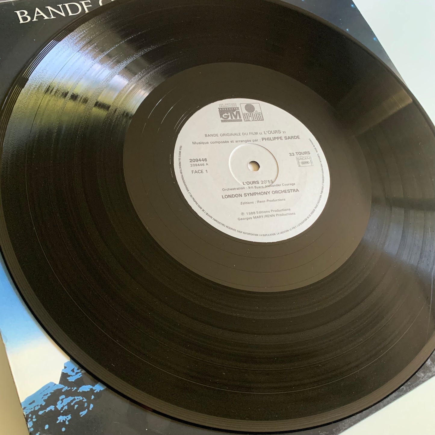 Philippe Sarde - L’ours - Bande Originale du Film - LP 1988 Occasion