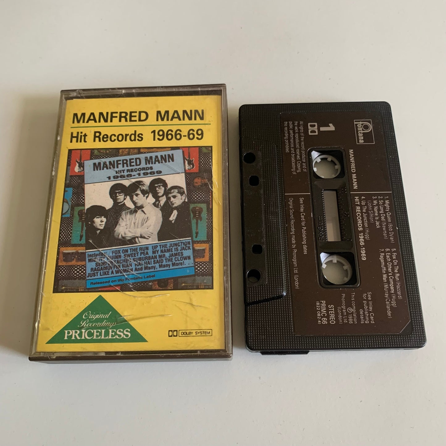 Manfred Mann - Hit Records 1966-1969 - 1986 Occasion