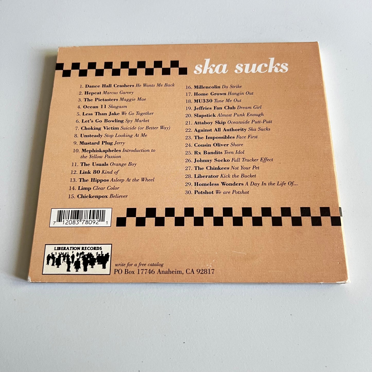 CD - Compilation - Ska Sucks - 1998