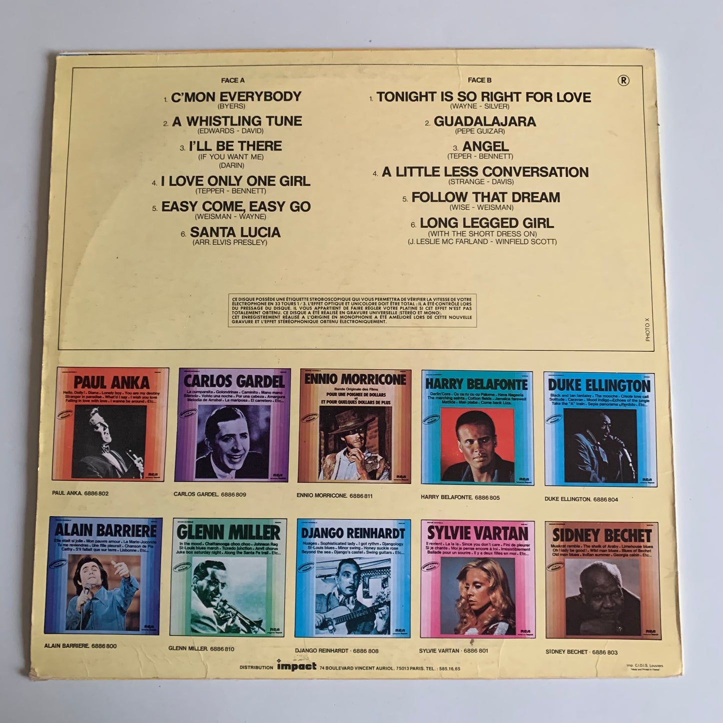 Elvis Presley - LP 1977 Occasion