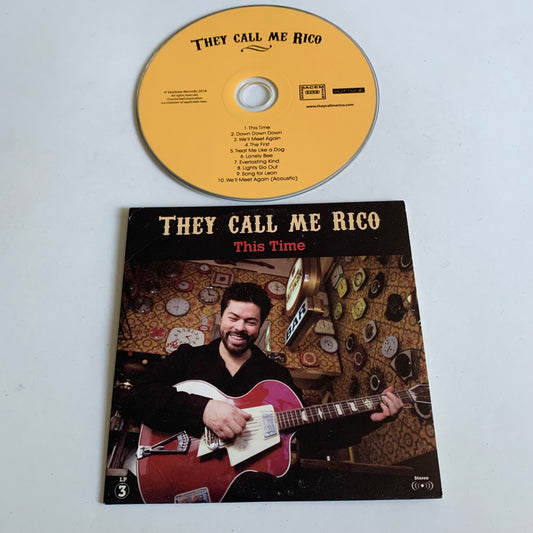 CD - They Call Me Rico - This Time - Single Promo 2016 Occasion
