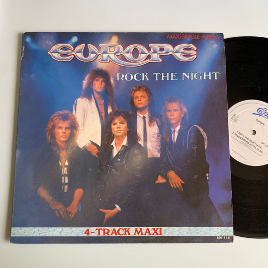 Europe - Rock The Night - Maxi 45t. 1986 Occasion