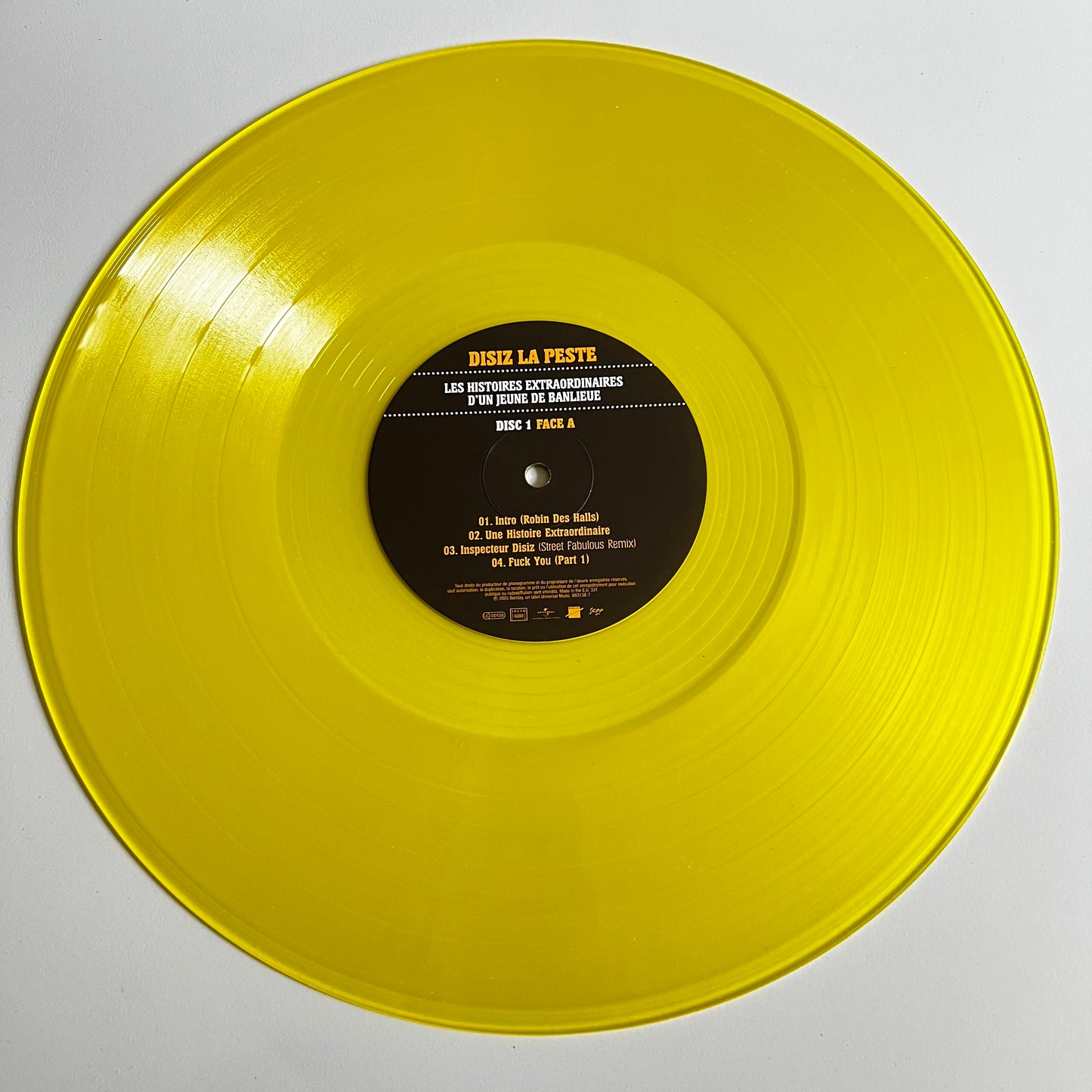 Vinyle - Disiz La Peste - Les Histoires Extraordinaires D'Un Jeune De Banlieue - Double LP 2026