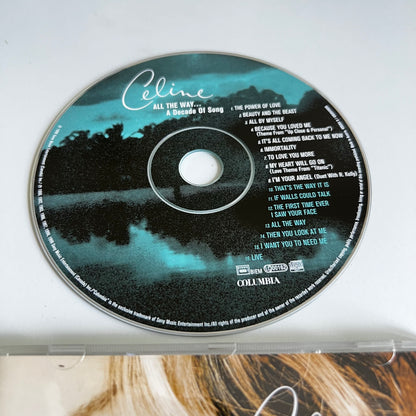 CD - Celine Dion - All The Way A Decade Of Song - 1999