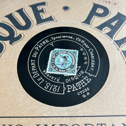 Disque Pathé - Le Départ Du Pâtre / Le Roi Des Tyroliens - 25cm