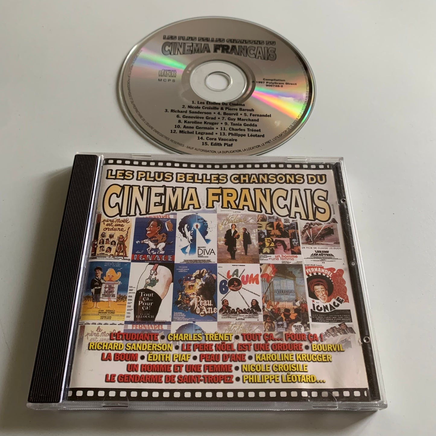 CD - Compilation - Les Plus Belles Chansons Du Cinéma Français - 1997 Occasion