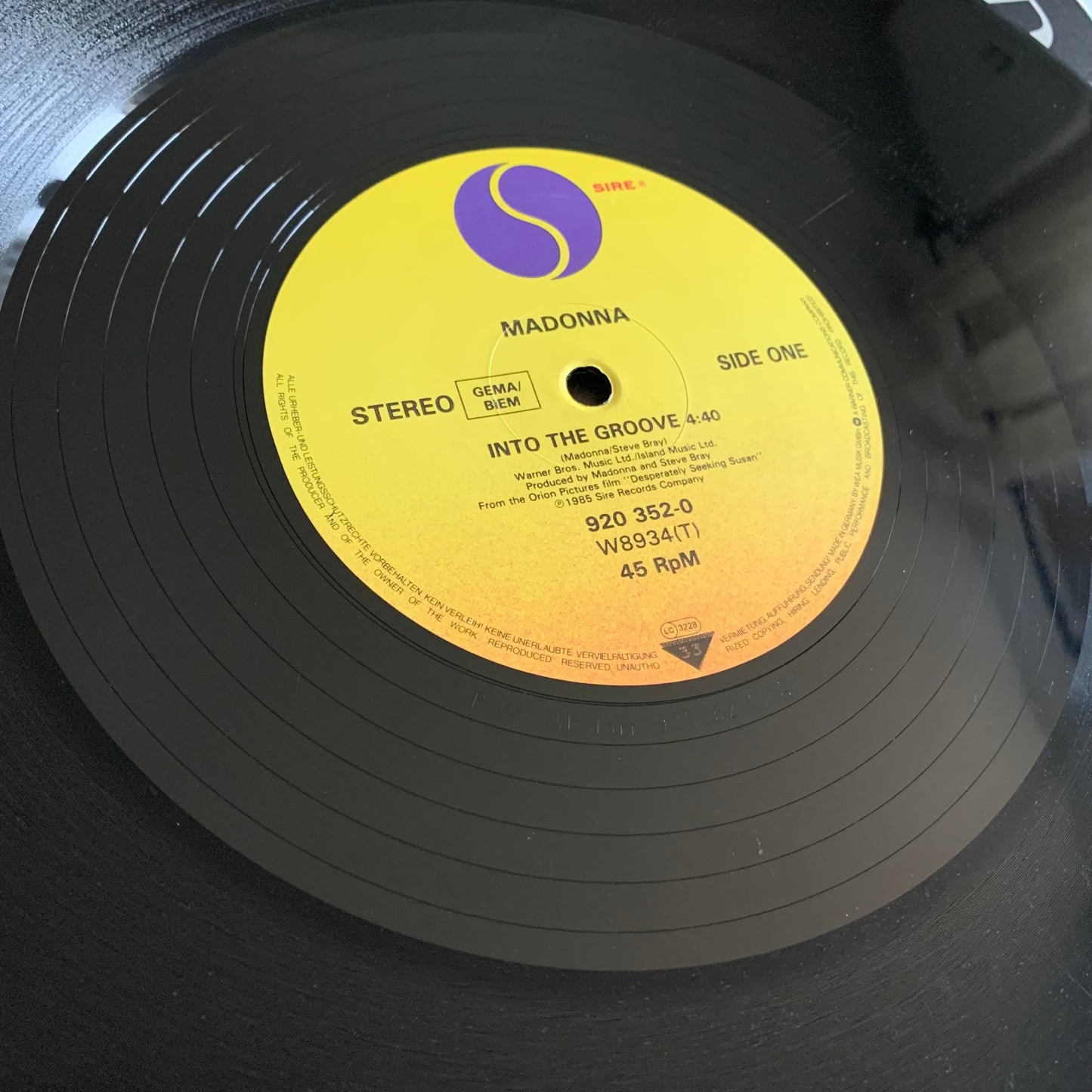Madonna - Into The Groove - Maxi 1985 Occasion