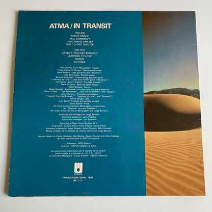 Atma - In Transit - 33 tours 1981 Occasion
