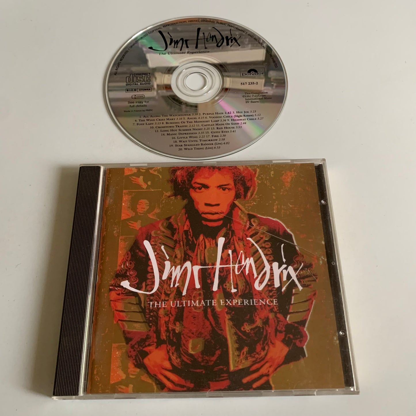 Jimi Hendrix - The Ultimate Experience - 1992 Occasion