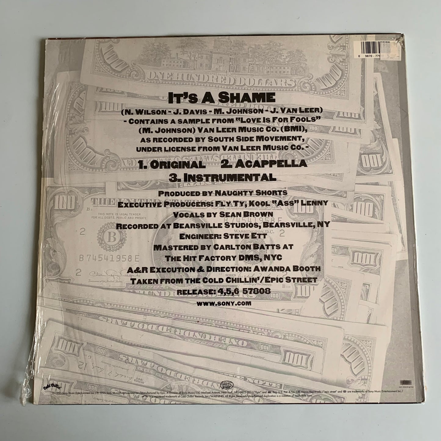 Kool G Rap - It's A Shame - Single 1995