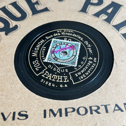 Disque Pathé - Le Caïd - Mignon - 25cm