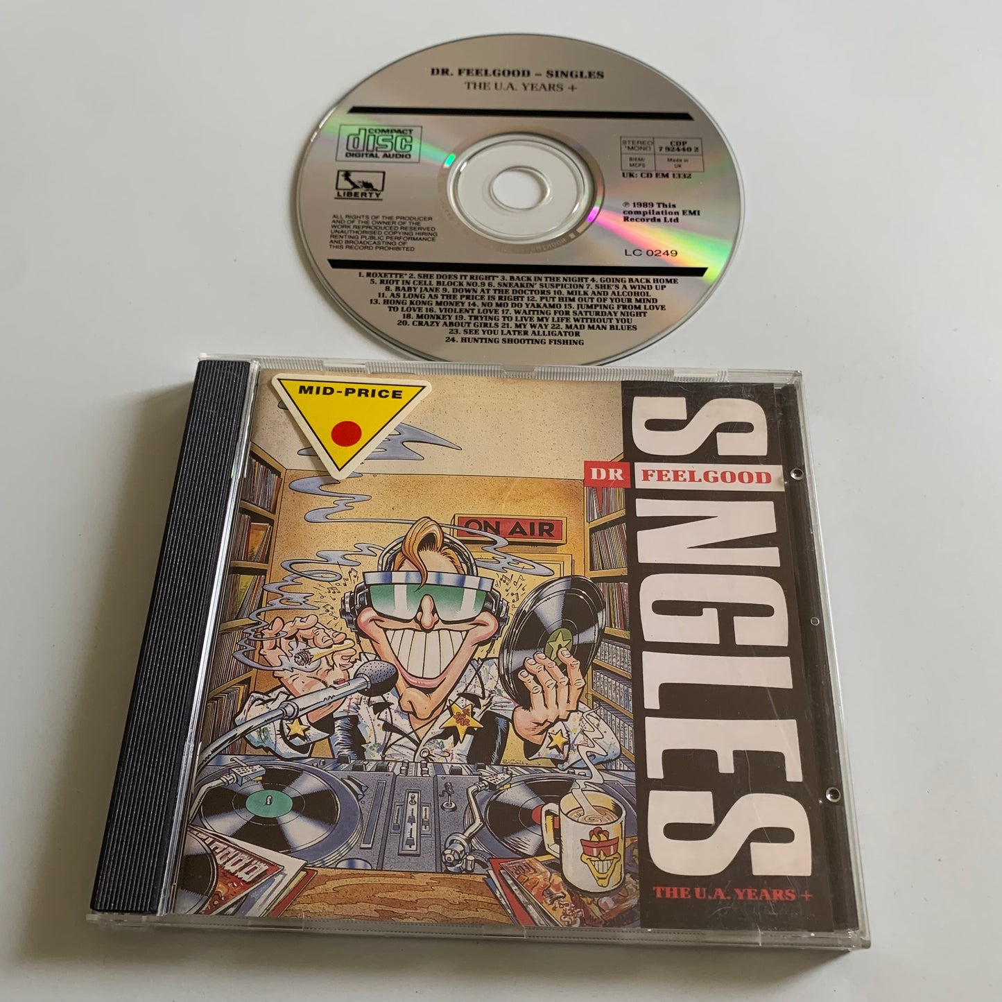 CD - Dr. Feelgood - Singles (The U.A. Years+) - 1989 Occasion