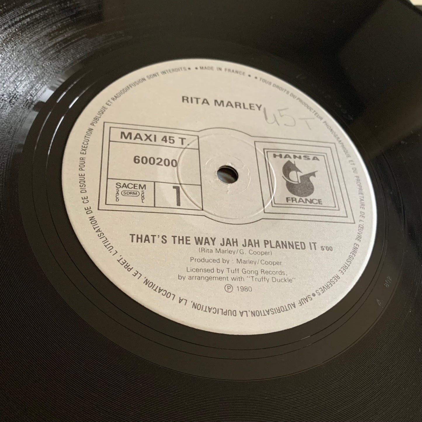 Rita Marley - That's The Way - Single 1980