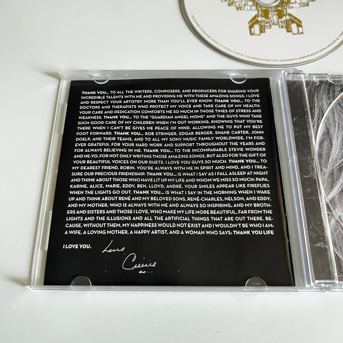 CD - Celine Dion - Loved Me Back To Life - 2013