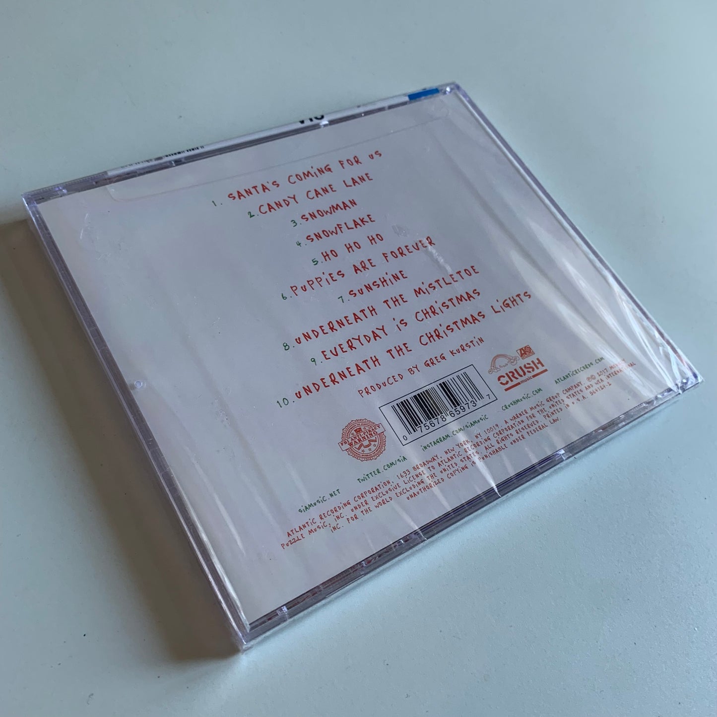 CD - Sia - Everyday Is Christmas - 2017 Neuf sous Blister