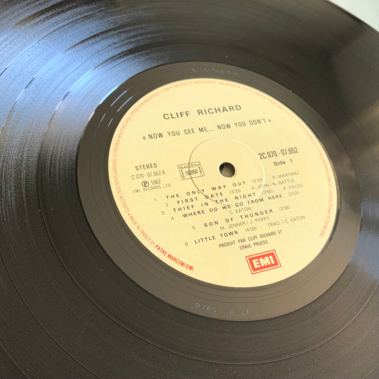 Cliff Richard - Now You See Me Now You Don't - LP 1982