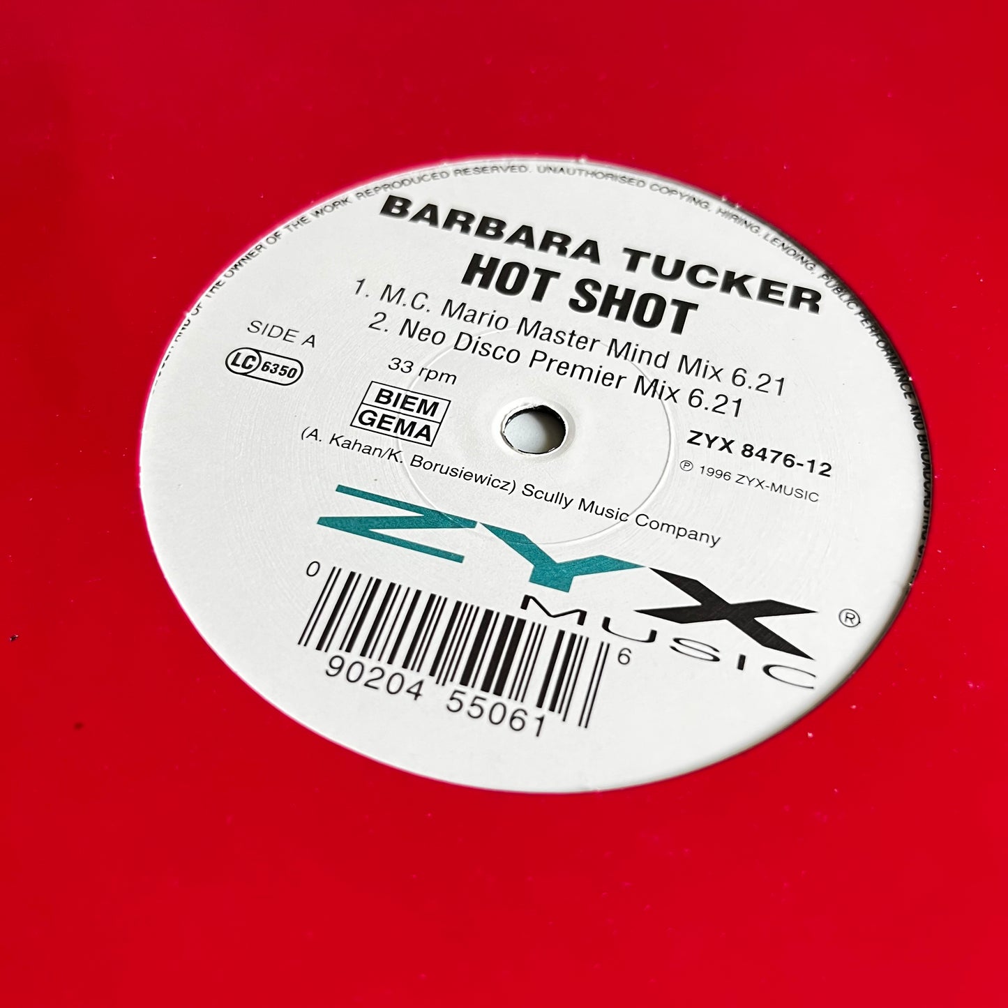Barbara Tucker - Hot Shot - Single 1996