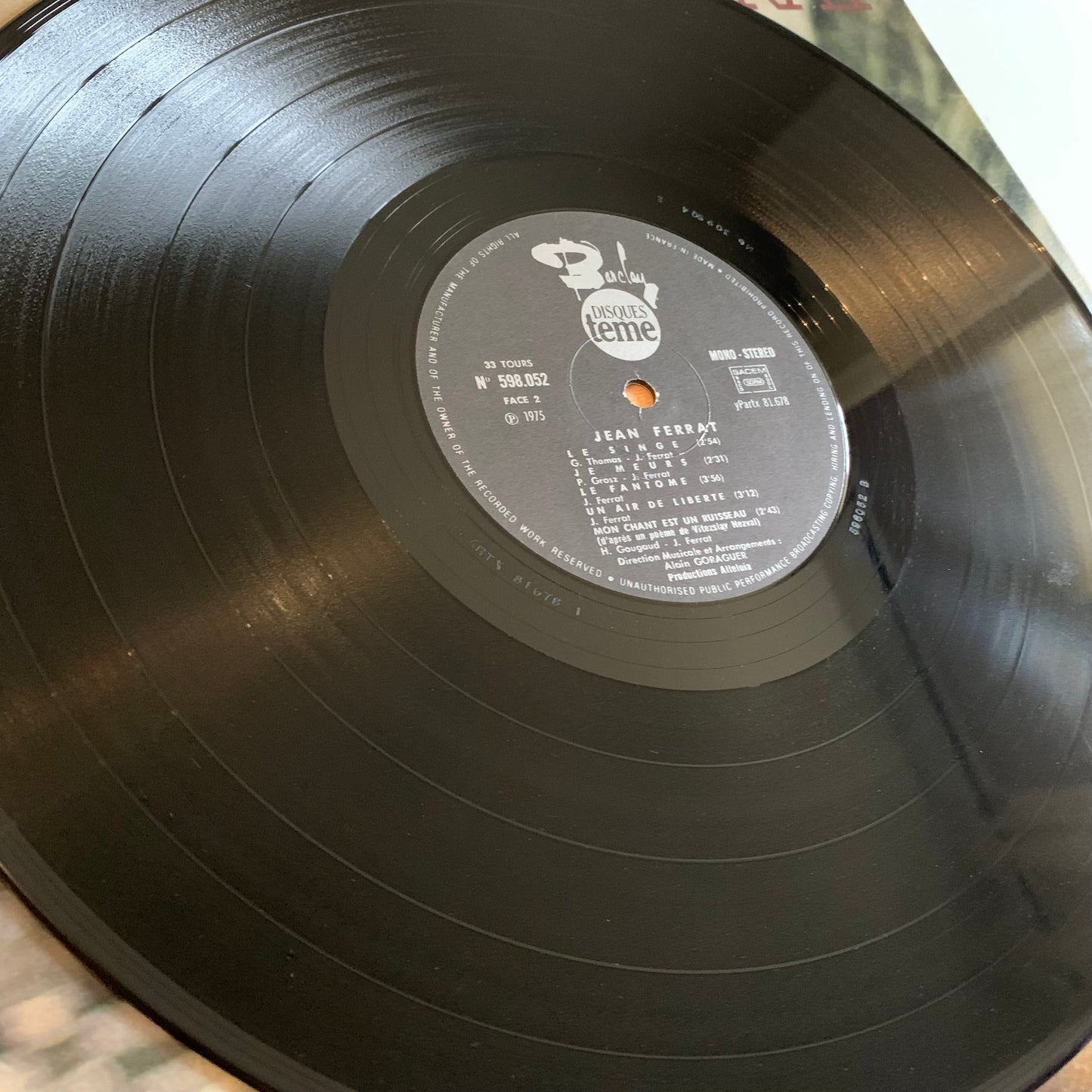 Jean Ferrat - Ferrat - LP 1975