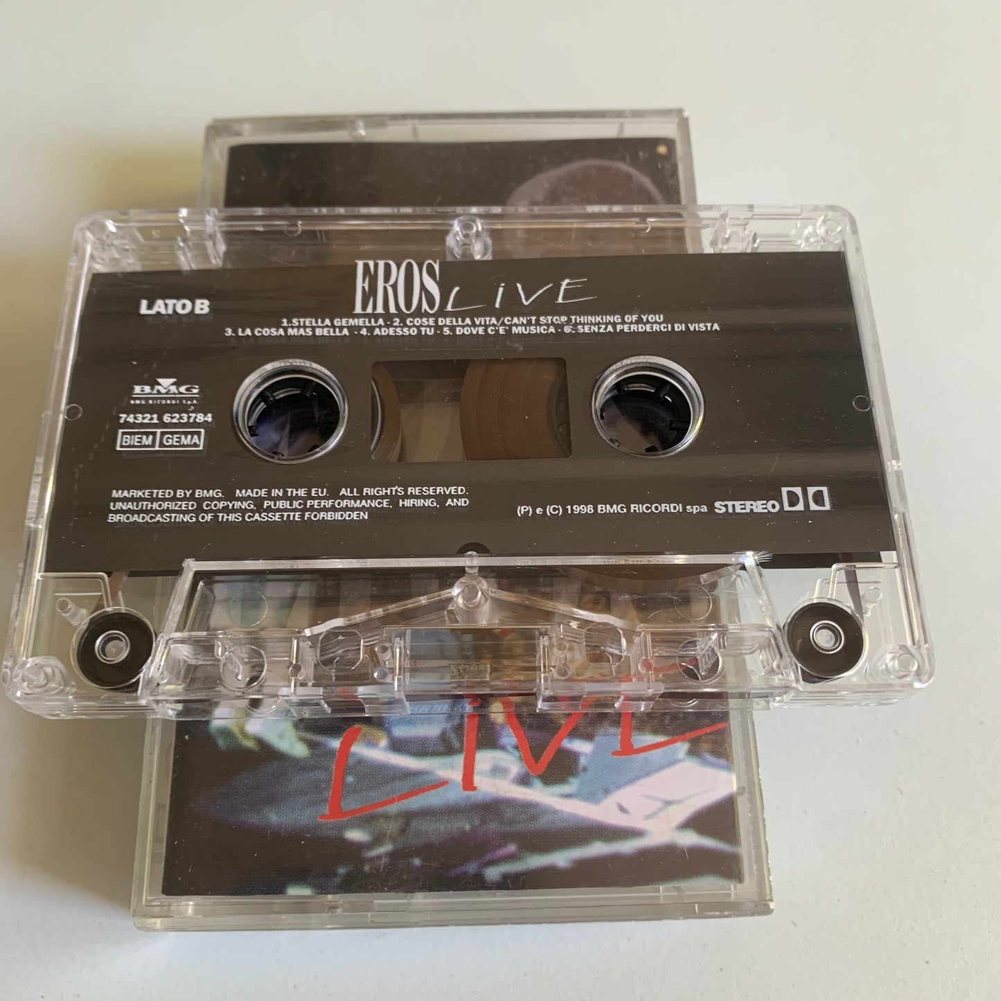 Eros Ramazzotti - Eros Live - 1998 Occasion