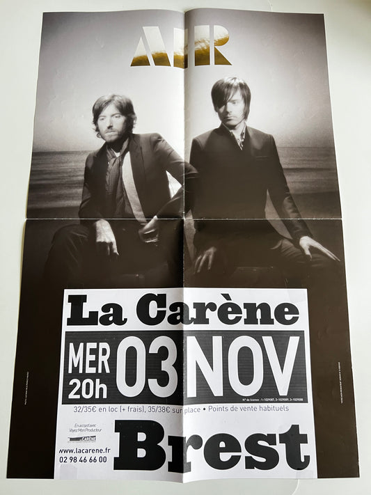 Affiche Poster Original Concert Air 2010 - 60x40cm