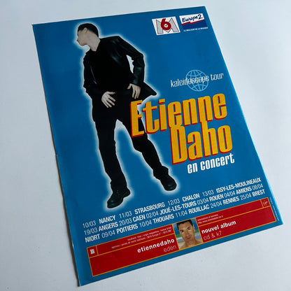 Affiche Originale Concert Etienne Daho 1998 - Page de Magazine 30x23cm