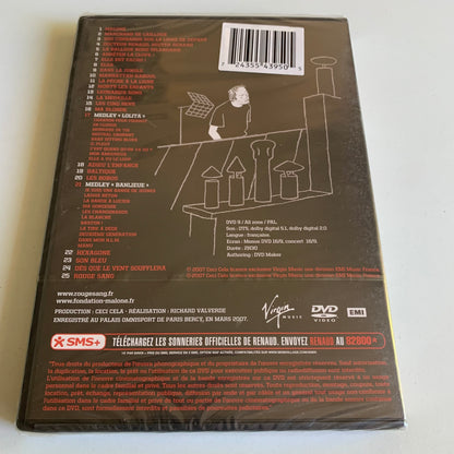 Renaud - Tournée Rouge Sang Paris Bercy + Hexagone - DVD 2007 Neuf sous blister