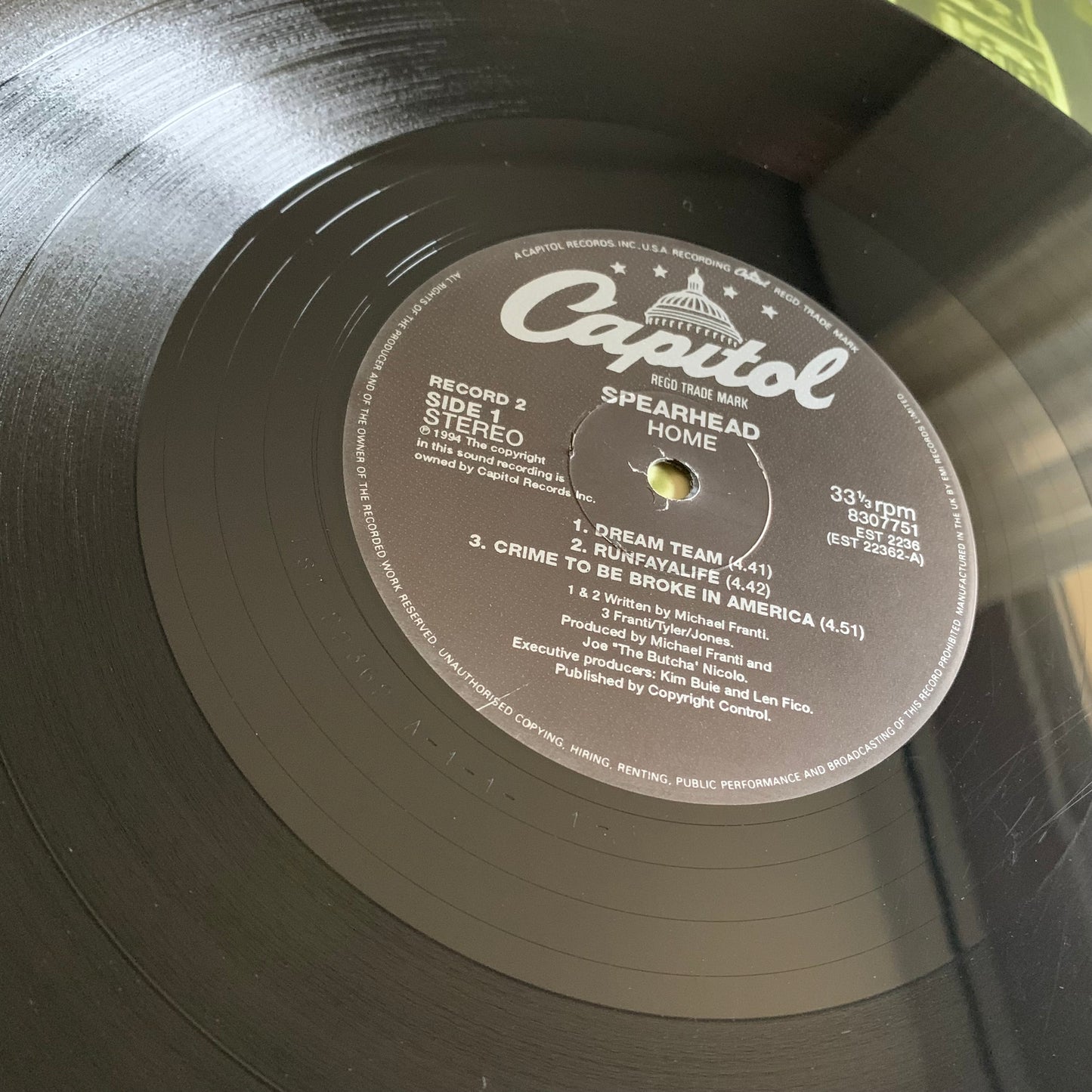 Spearhead - Home - Double LP 1994