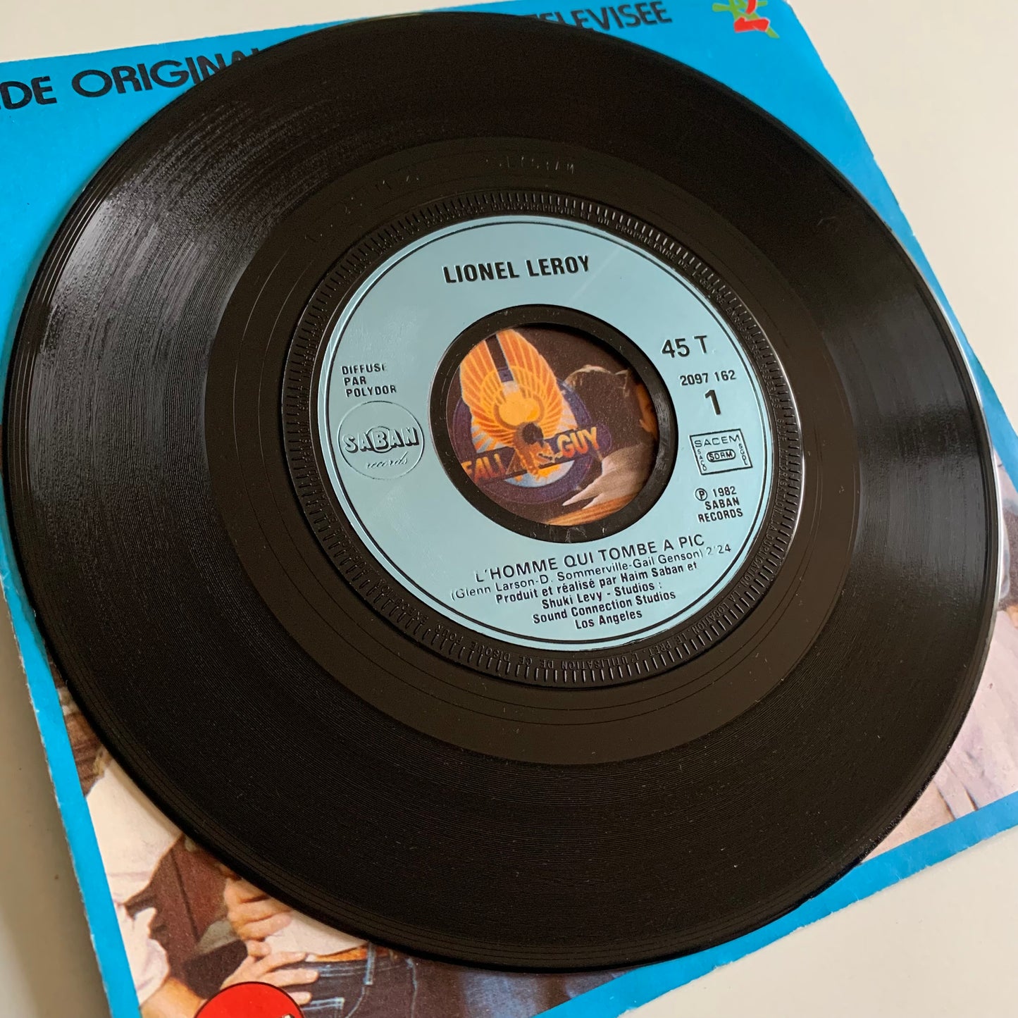 L'Homme Qui Tombe À Pic - Bande Originale du Film - Single 1982 Occasion