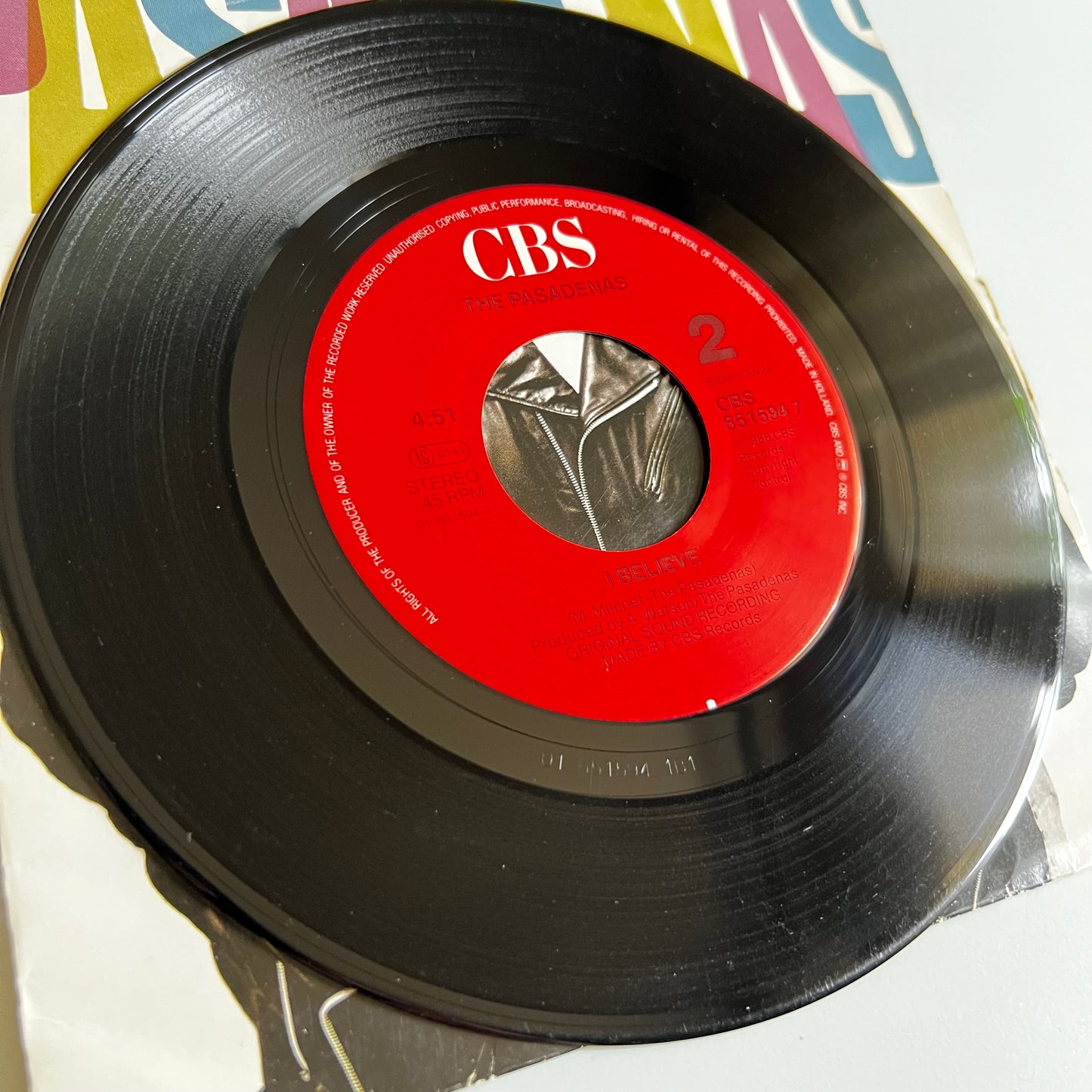 The Pasadenas - Tribute - Single 1988