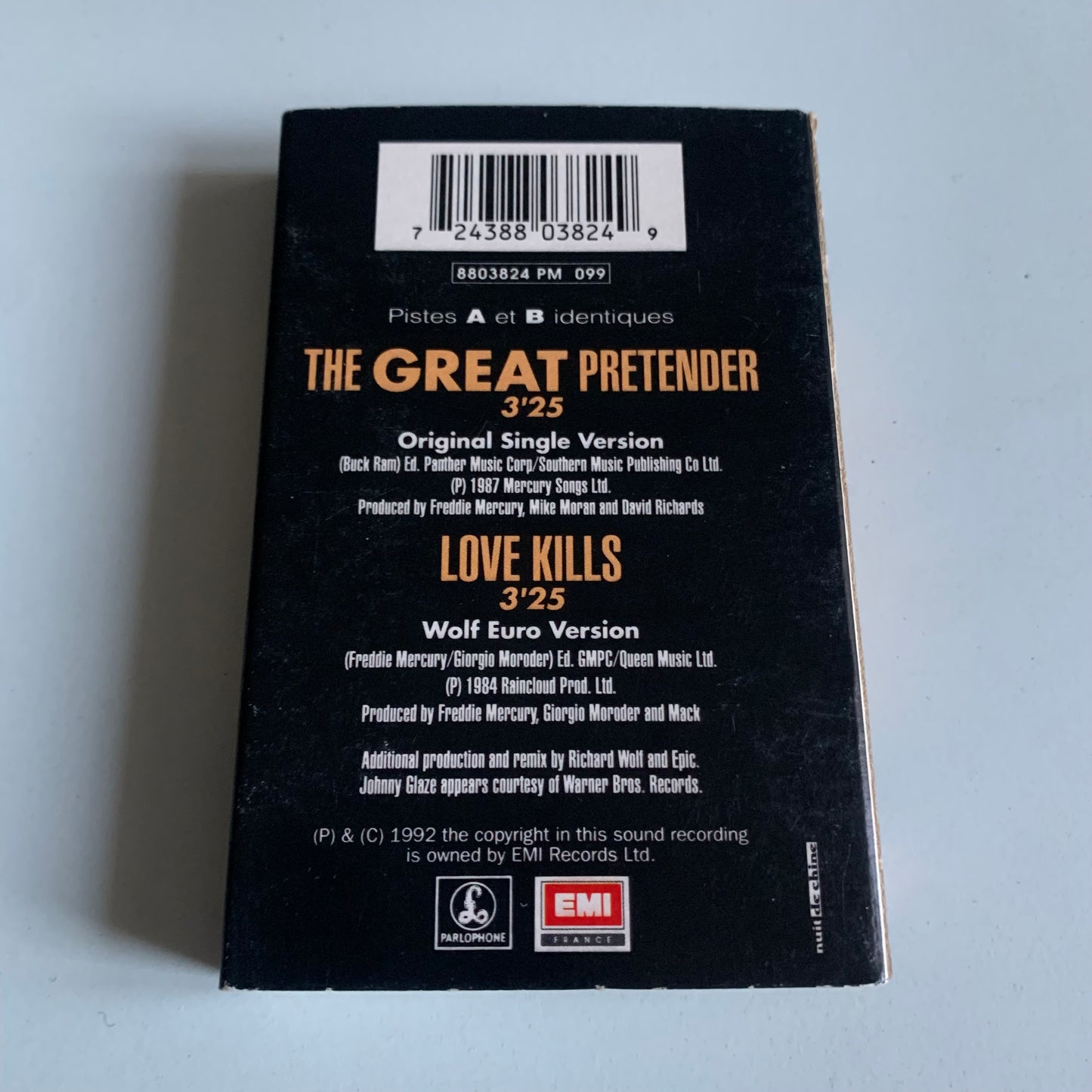 Freddie Mercury - The Great Pretender - 1992 Occasion