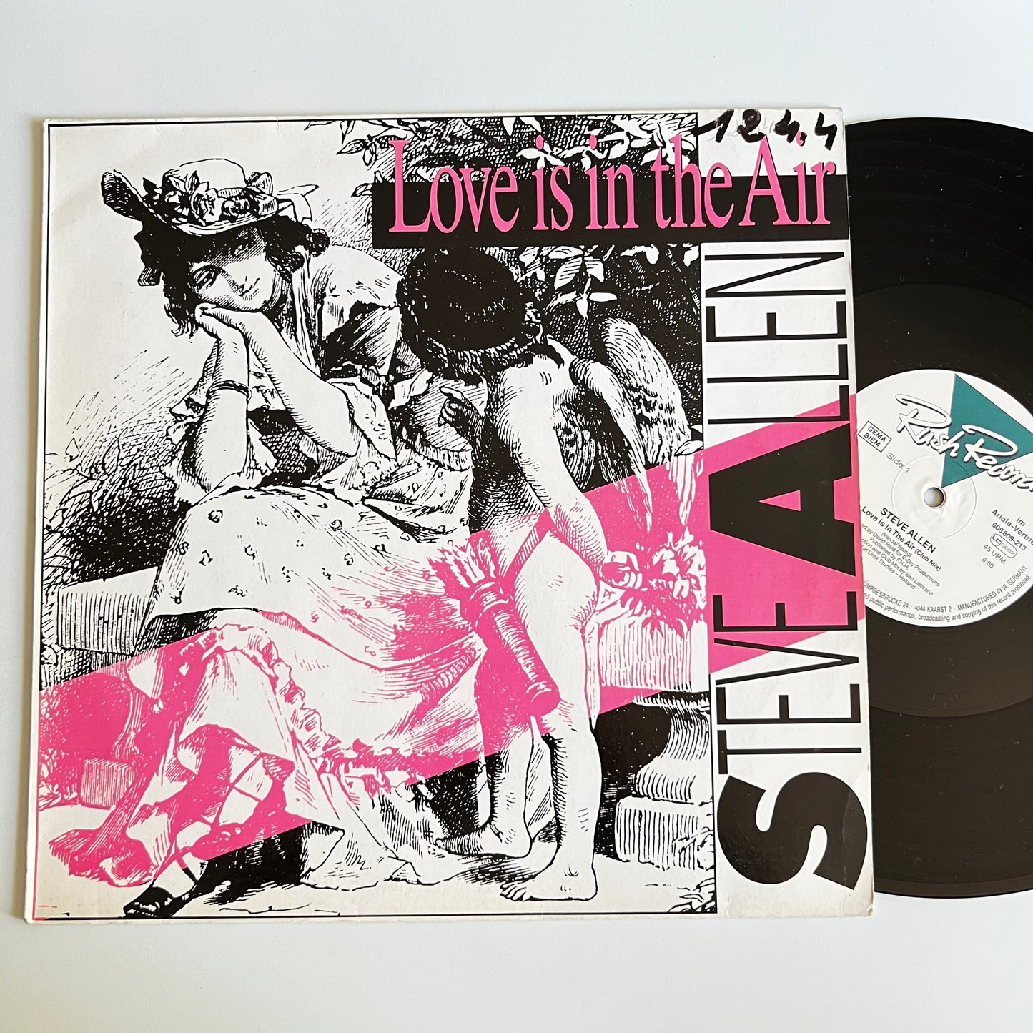 Steve Allen - Love Is In The Air - Single 1987