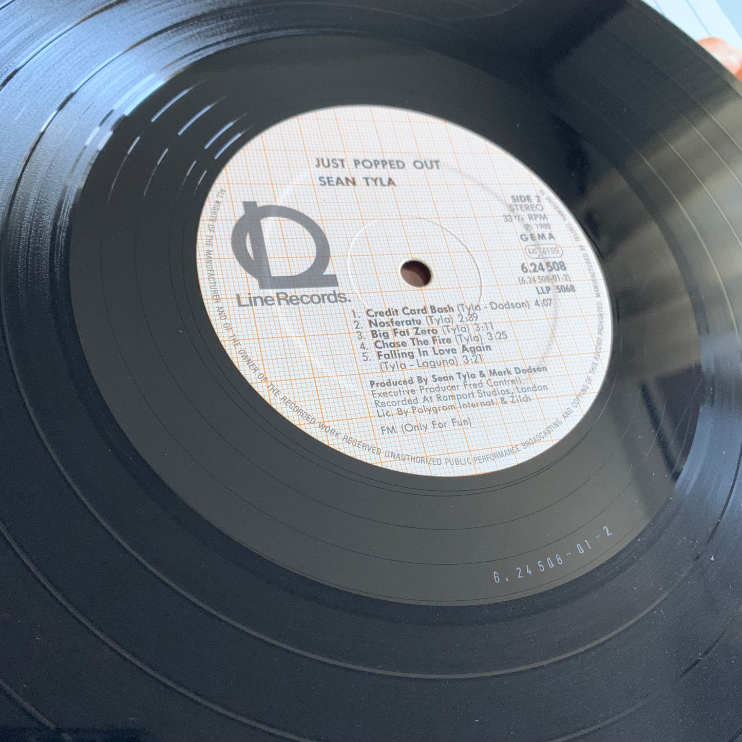 Sean Tyla - Sean Tyla's Just Popped Out - LP 1980