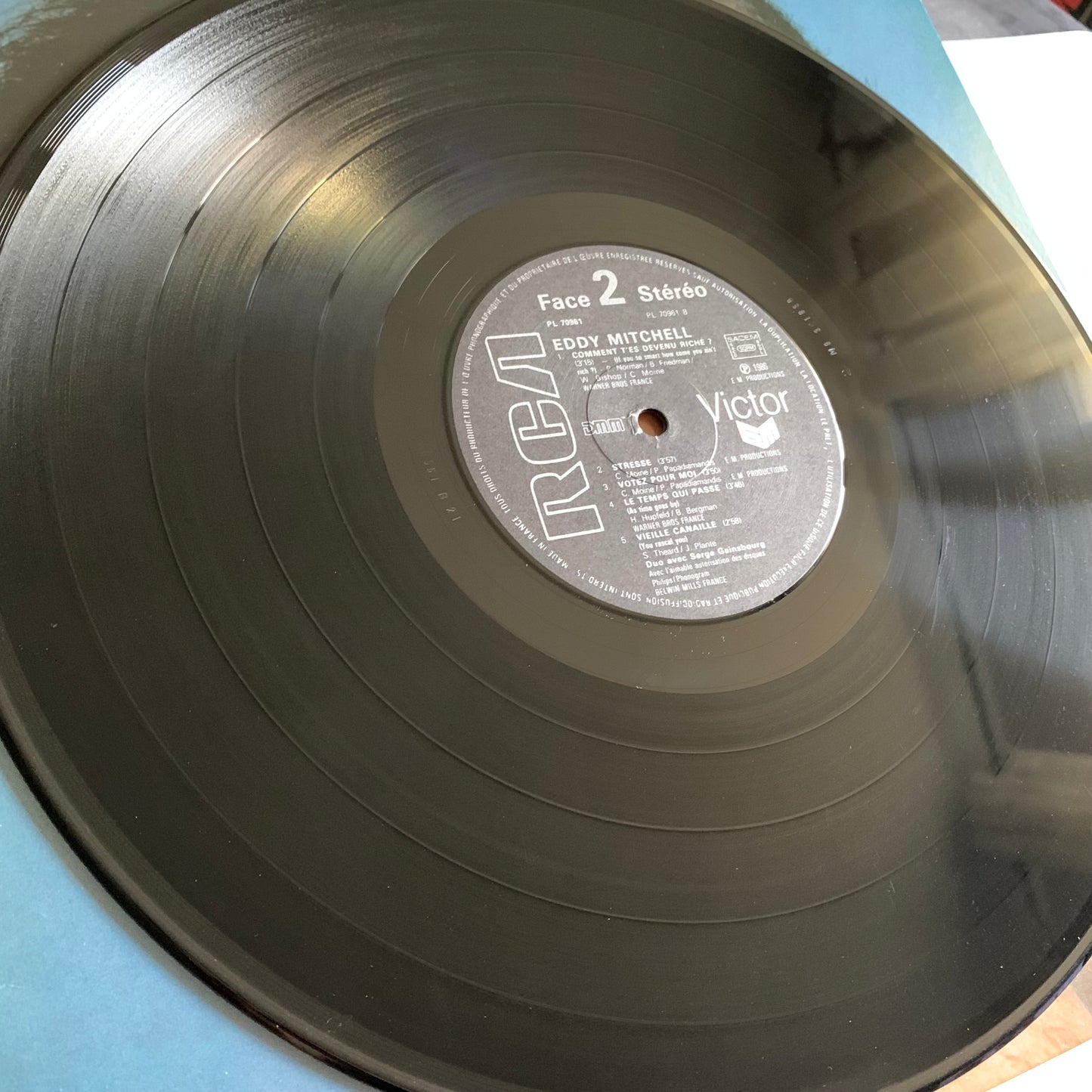 Eddy Mitchell - Paris - LP 1986 Occasion