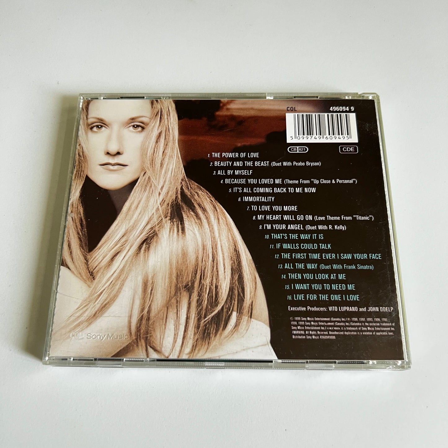 CD - Celine Dion - All The Way A Decade Of Song - 1999