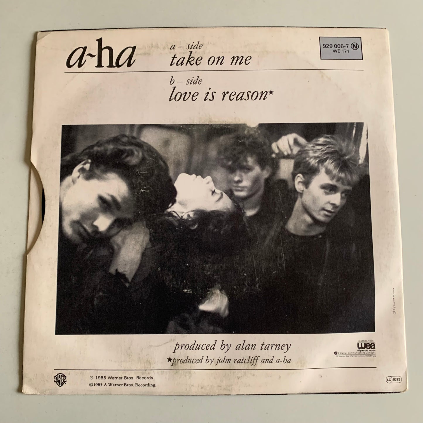 a-ha - Take On Me - Single 1985 Occasion