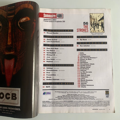 Magazine Rock & Folk - Nº409 Septembre 2001