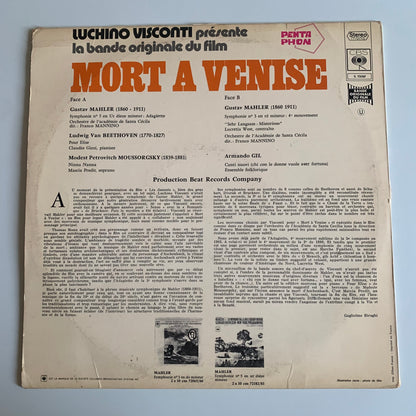 Orchestre De L'Académie De Santa Cécilia - Mort A Venise (Bande Originale Du Film) - LP 1971 Occasion