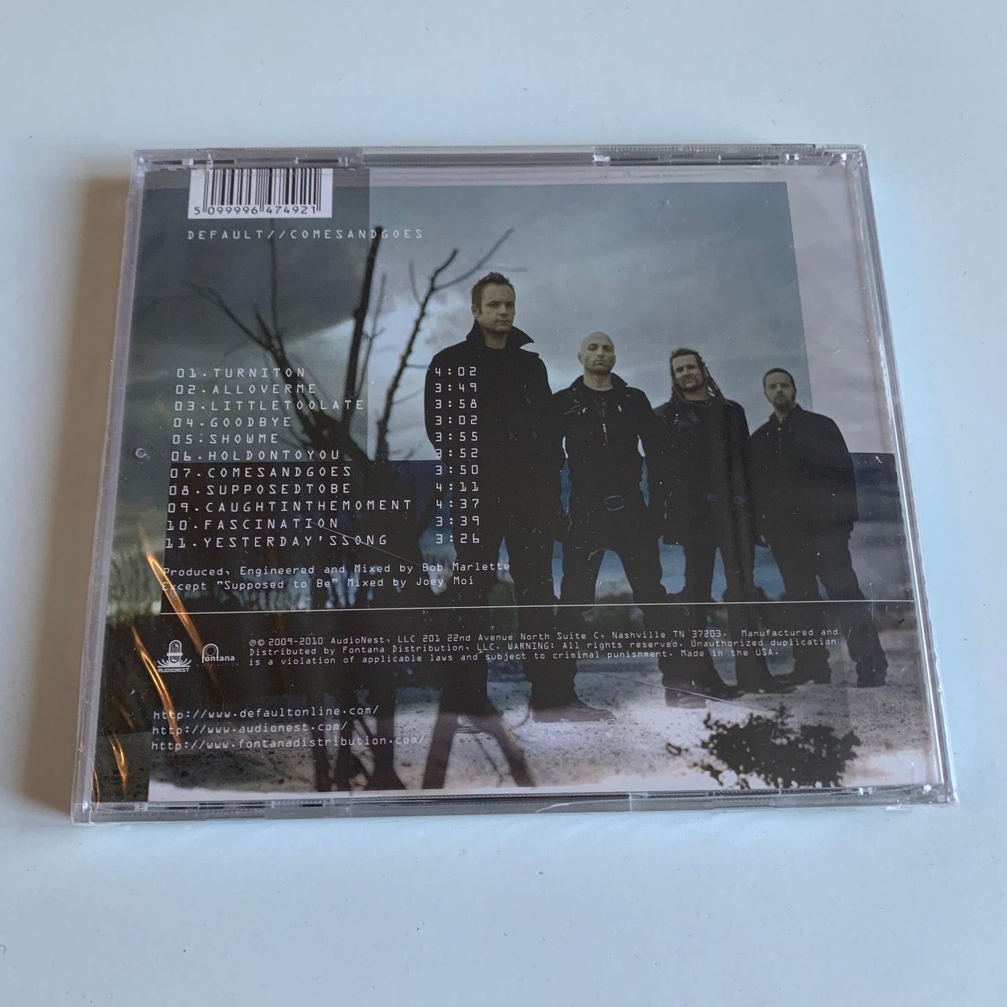 CD - Default - Comesandgoes - 2010 Neuf sous Blister