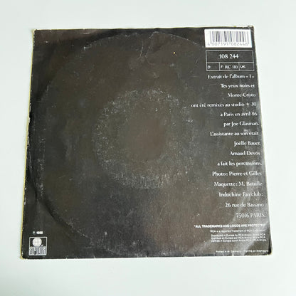 Indochine - Tes Yeux Noirs - Single 1986