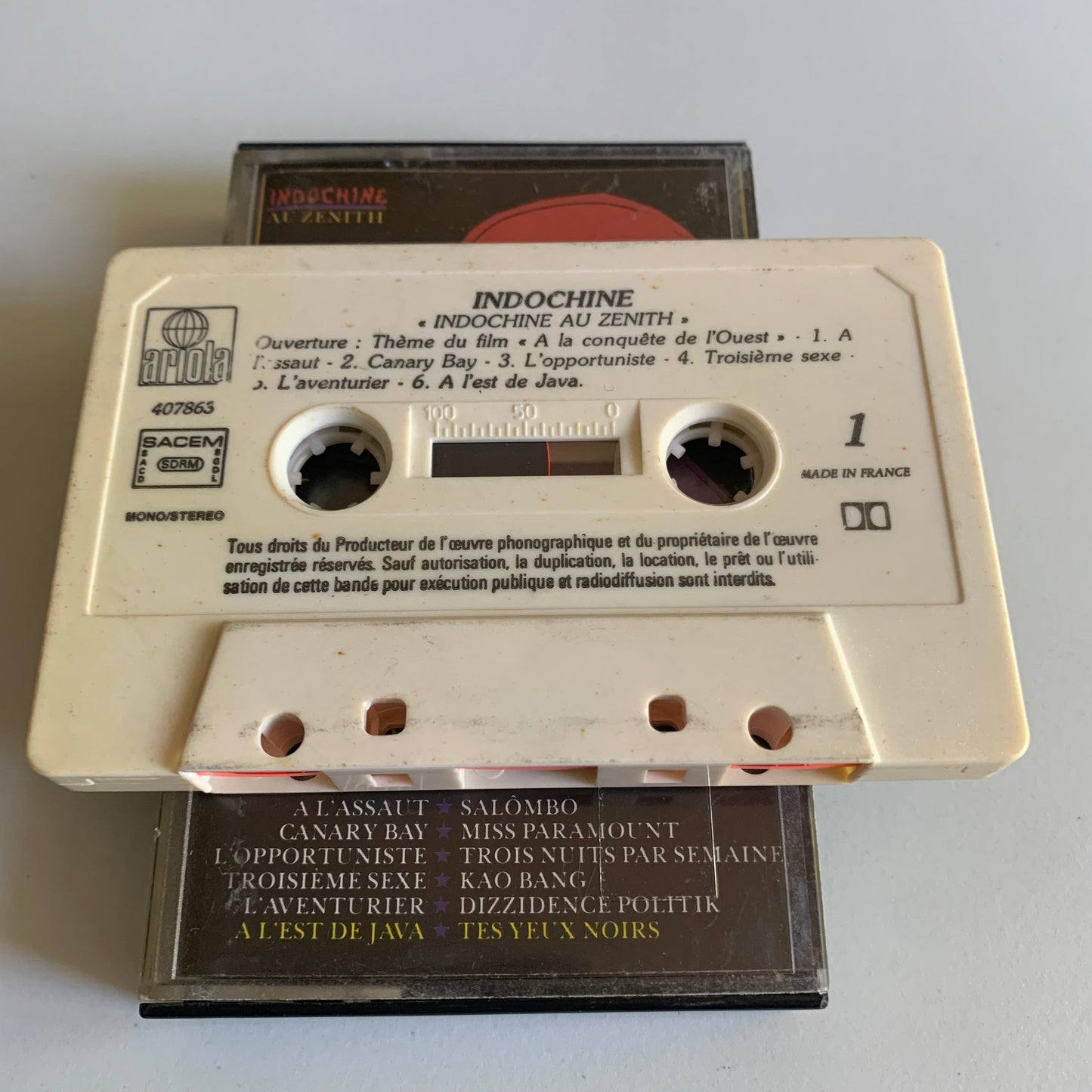 Indochine - Au Zenith - 1986 Occasion